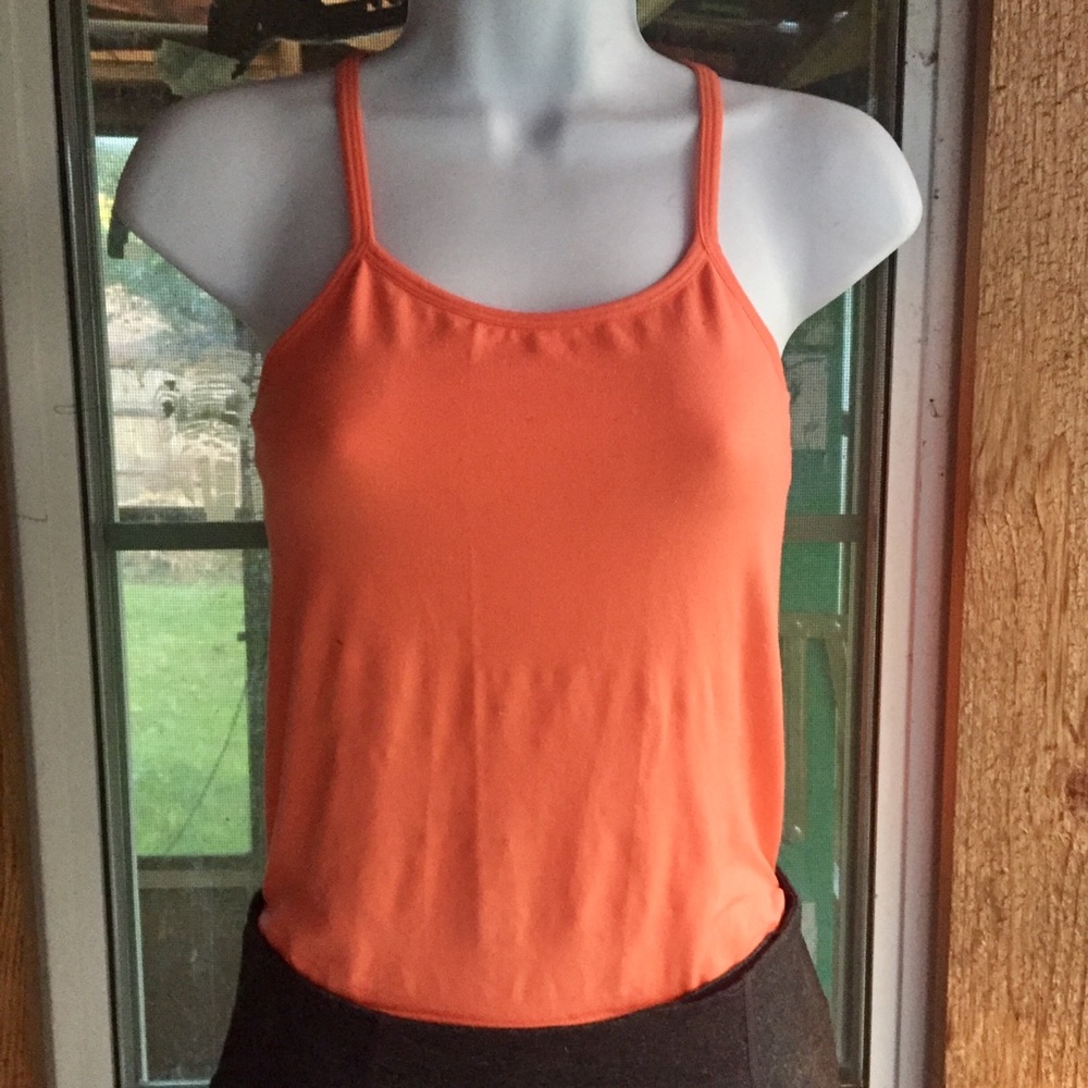CORAL CAMISOLE WITH SHELF BRA
